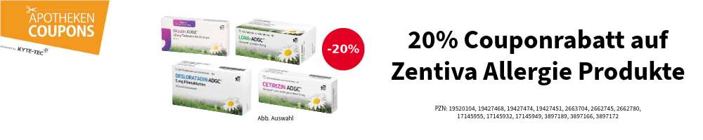 Zentiva Allergie 20% Coupon 0626
